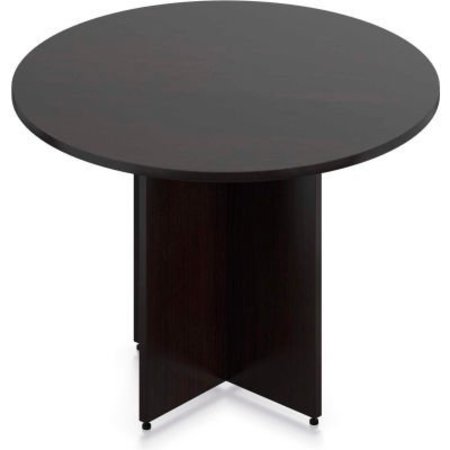 GEC Offices To Go„¢ Round Conference Table - 42" - Espresso SL42R-AEL